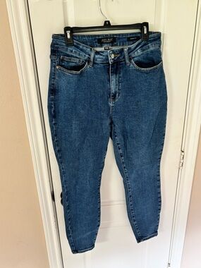 Judy Blue High Waist Skinny Fit Jeans Women’s 14W Med Wash Denim Stretch Blue